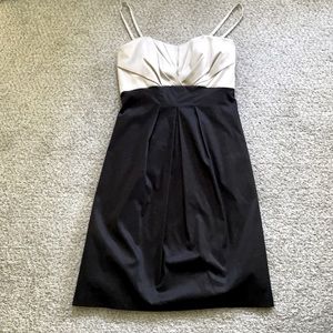 White House Black Market strapless a-line dress